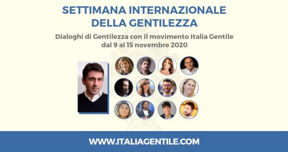 Dal 9 al 15 novembre sul sito web di Italia Gentile