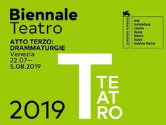 Biennale Teatro 2019