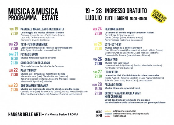 Musica&Musica Estate 2019